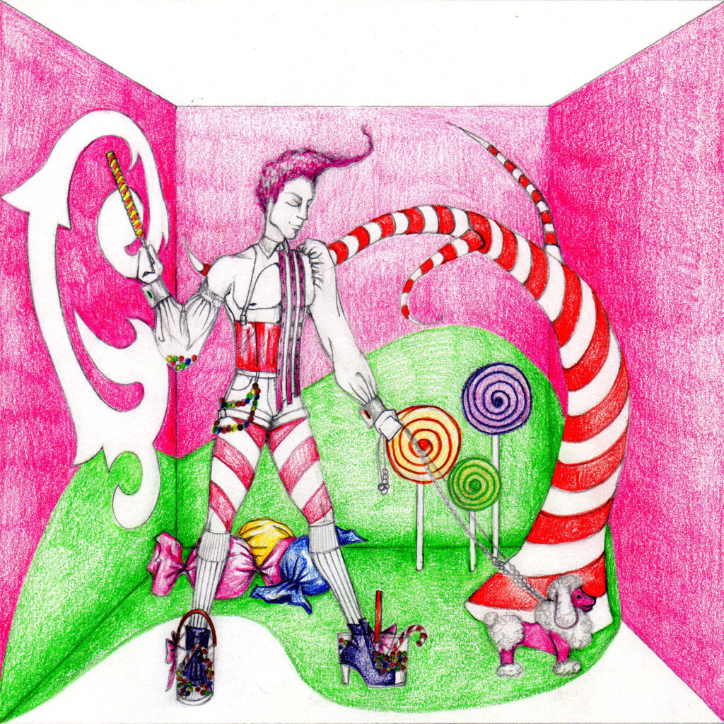 7 Sins - Glutonny - Pink - Costume - Sketch