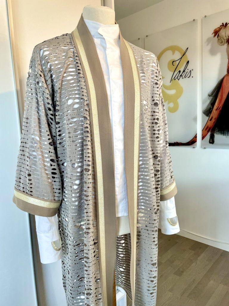 Silhouette Noham -Takimono - chemise col Mao by Takis