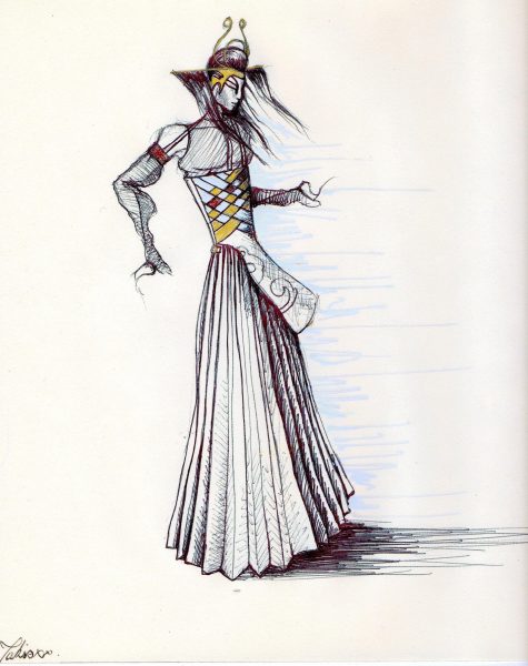 Sketch Toutankamon - Colonie Anglaise en Egypte - Costume - Show
